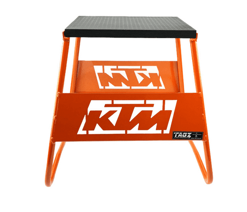 STAND 440 ORANGE KTM LOGO, MX LOGO STAND, SHOW ROOM STAND