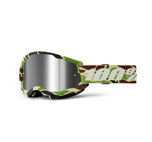 Strata 2 War Camo Goggles With Silver Mirror Lens