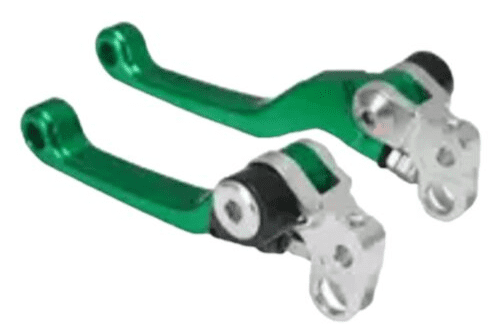SURRON GREEN FRONT & REAR BLACK ADJUSTABLE BRAKE LEVERS FOR SURRON LIGHT BEE X FLEXI