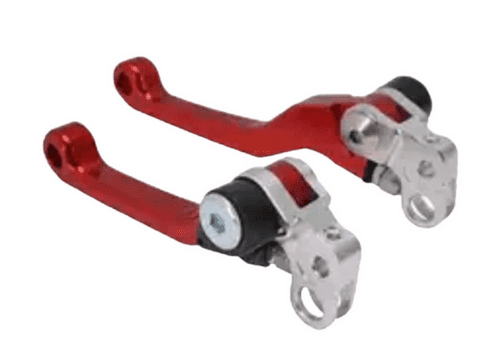 SURRON RED FRONT & REAR BLACK ADJUSTABLE BRAKE LEVERS FOR SURRON LIGHT BEE X FLEXI
