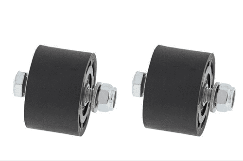 Suzuki RM125 1986 All Balls Upper & Lower Chain Rollers Black