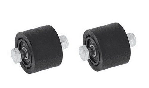 Suzuki RM125 1987-1988 All Balls Upper & Lower Chain Rollers Black