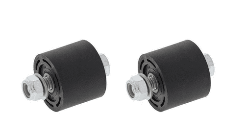 Suzuki RMZ250 2004-2010 RMZ450 2005-2010 All Balls Upper & Lower Chain Rollers Black