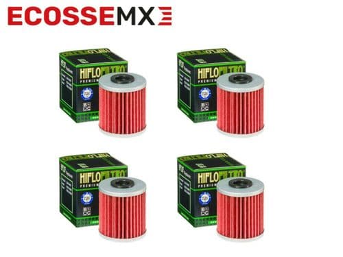 Suzuki RMZ250 2004-2021 RMZ450 2005-2021 Hi-Flo Oil Filters x4
