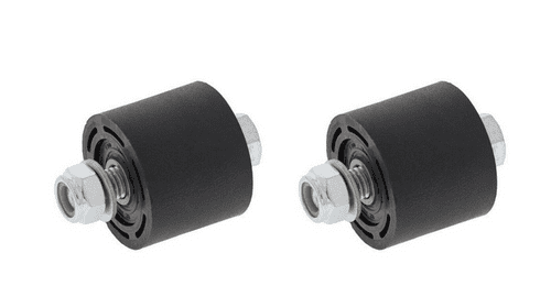 Suzuki RMZ250 2019-2024 All Balls Upper & Lower Chain Rollers Black