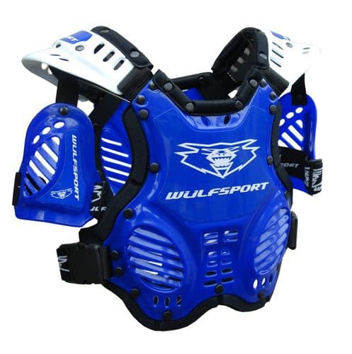 Wulfsport Youth Tabard Body Armour (8-13 Years) Blue