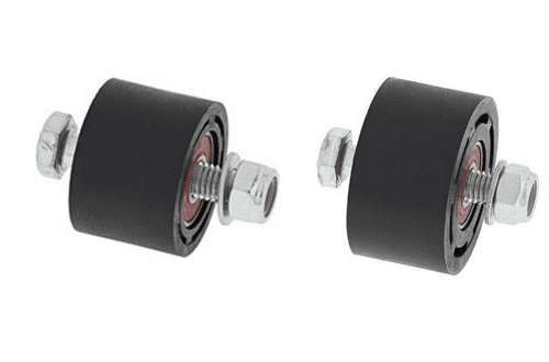 Yamaha YZ125 YZ250 1993-2022 All Balls Upper & Lower Chain Rollers Black