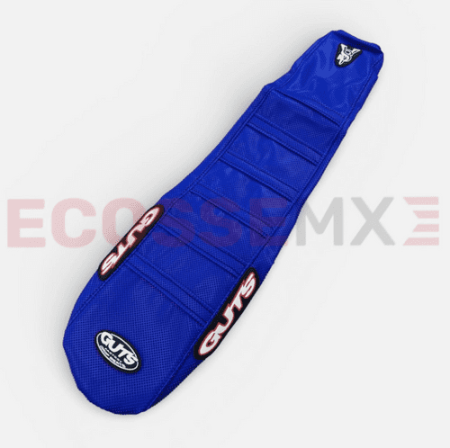 YAMAHA YZ125 YZ250 GUTS BLUE-BLUE GRIPPY RIBBED SEAT COVER 2002-2021