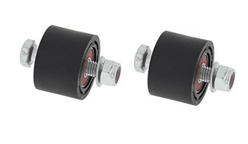 Yamaha YZ250F 2019-2022 All Balls Upper & Lower Chain Rollers Black