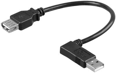 0.15m USB Extension Cable (Right Or Left Angle)