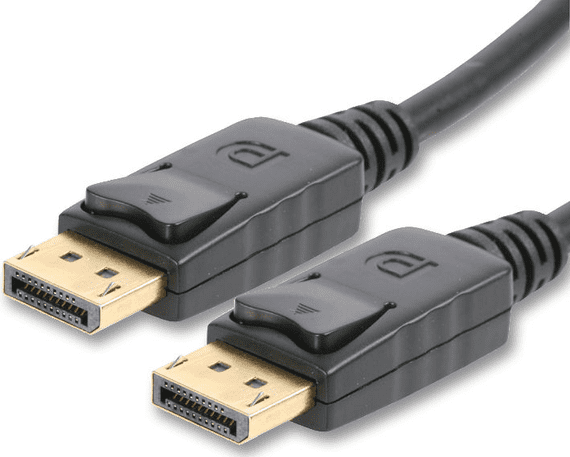 Short 0.5m DisplayPort Cable With Gold Plated Contacts | Cables4ALL