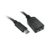 0.5m USB C to USB A Female Socket Adaptor Lead - USB 3.0