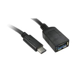 0.5m USB C to USB A Female Socket Adaptor Lead - USB 3.0 | Cables 4 ALL