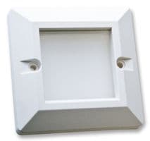 1 Gang Modular AV Faceplate - Fits 2 x 20mm / 25mm AV Modules