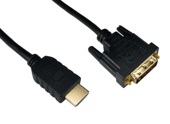 2m DVI-D to HDMI Cable - Quality Video Cable | Cables4all