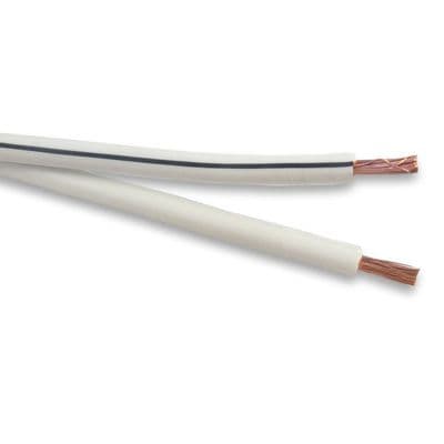 100 Metre Reel White Speaker Cable (OFC Copper)