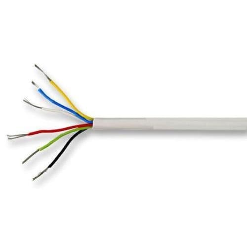 100m White Security Alarm Cable 6-Core | Cables 4 ALL