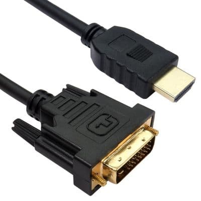 10m Premium HDMI to DVI-D Cable - Gold plated