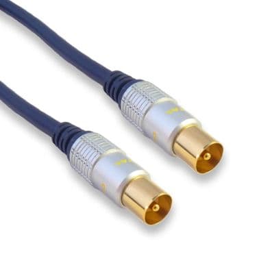 10m TV Aerial Lead - Male Premium Quality Cable
