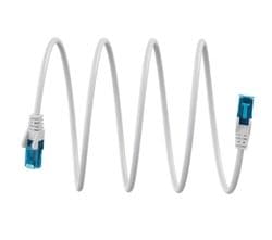 10m Cat6a Ethernet Cable White Flexible LSZH RJ45 High Speed