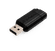 128GB USB 2.0 Flash Drive  - Verbatim Pinstripe Black