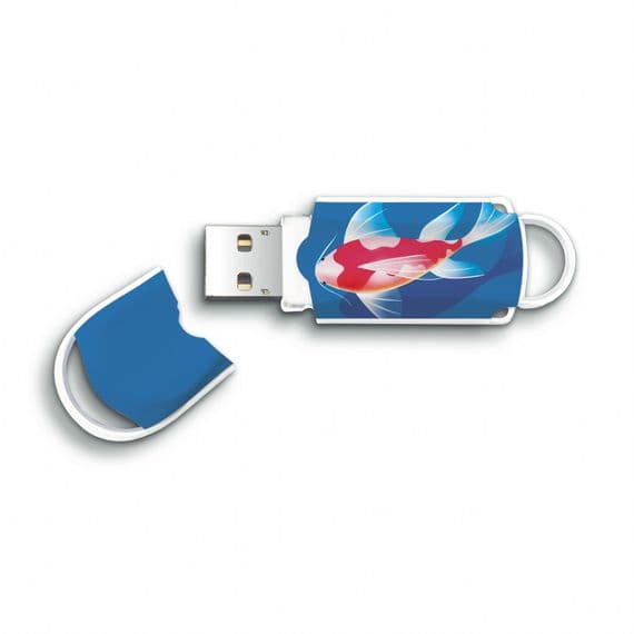 128GB USB 3.0 Flash Drive  - Integral Xpression USB Memory Stick (Koi Fish) | Cables 4 ALL