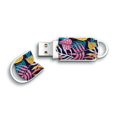 128GB USB 3.0 Flash Drive  - Integral Xpression USB Memory Stick (Leaves)