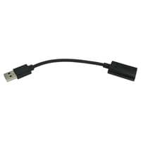USB A Male to USB C Female Adapter Cable 15cm | 5Gbps Data Transfer | Cables 4 ALL