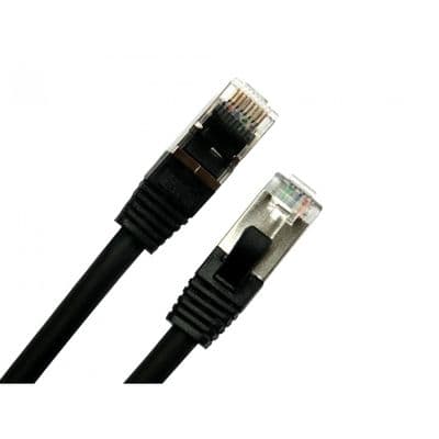 15m CAT8 Ethernet Cable - LSZH, Black