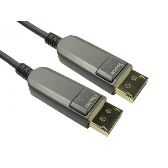 Long 15m DisplayPort Cable - (Active Optical Cable) 8k @ 60Hz | Cables 4 ALL