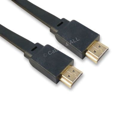 1m Flat HDMI Cable with Ethernet - High Speed and 3D