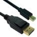 1m Mini DisplayPort Male to DisplayPort Cable - 8K / v1.4