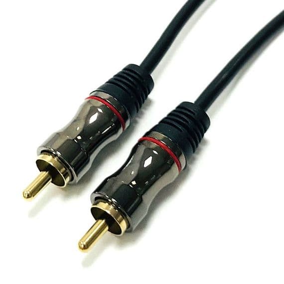 1m Subwoofer Cable - Single RCA Phono Lead | Cables 4 ALL