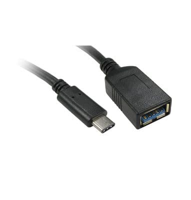 1m USB C to USB A Female Cable - USB 3.0