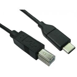 1m USB Cable - USB 2.0 C to B Cable | Cables 4 ALL