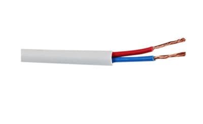 2 Core Copper White Speaker Cable With a Low Smoke Jacket