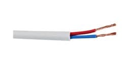 14AWG Speaker Cable 2 Core 2.5mm White LSZH Copper - Various Lengths