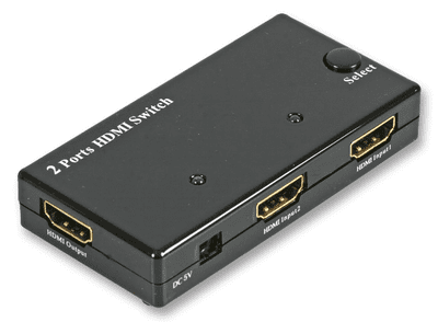 2 Port HDMI Automatic / Manual Switch Box - 1080p