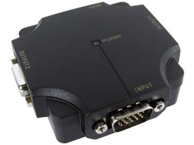 2 Port SVGA Splitter - 1 VGA to 2 Displays