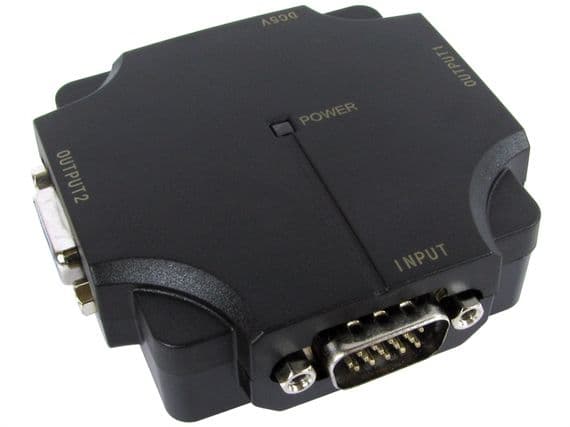 2 Port SVGA Splitter - 1 VGA into 2 Displays | Cables4all