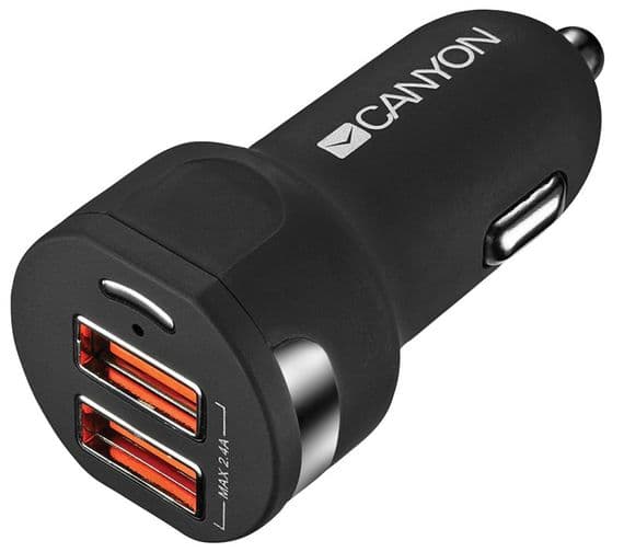 2 Port USB Car Charger / Adapter 2.4A | Cables 4 ALL