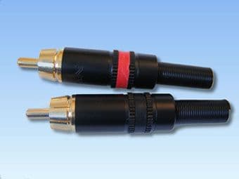 2 x Phono RCA Plugs