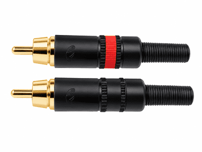 2 x Phono RCA Plugs