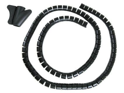 2.5m  Cable Tidy - 20mm  Diameter Spiral Wrap with Tool | Cables 4 ALL