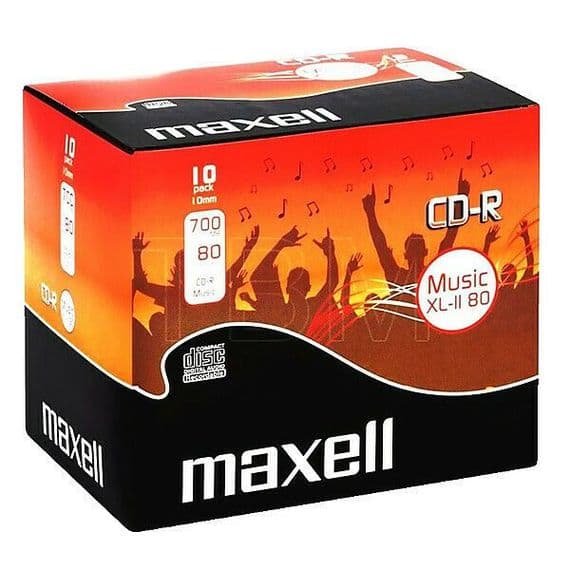 20 Maxell CD Audio Discs - Blank Audio CDR Discs In Jewel Cases | Cables 4 ALL