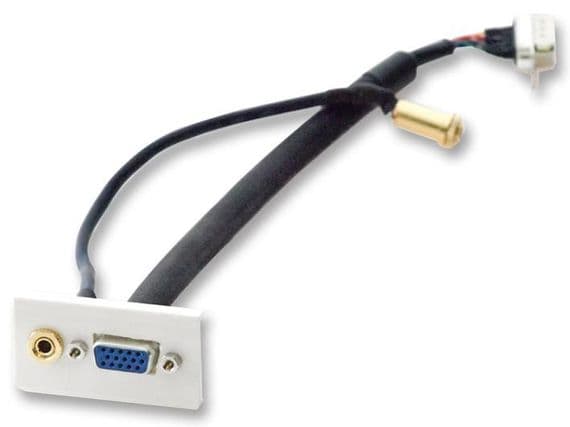 20mm Snap in VGA and 3.5mm Jack  Module - No soldering