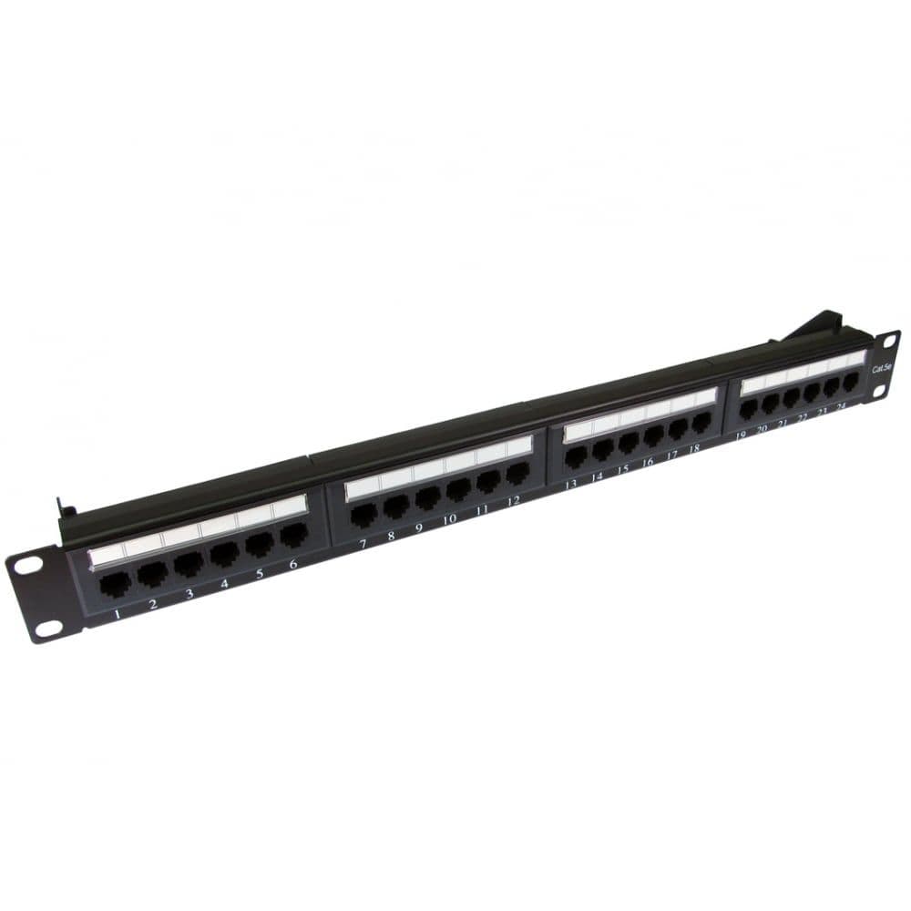 24 Port CAT5e Patch Panel - Ethernet Patch Panel | Cables 4 ALL