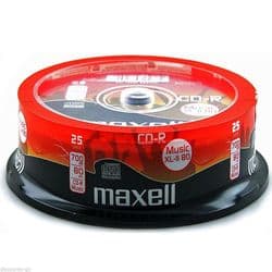 25 Audio CD's - Maxell Blank CDR Discs