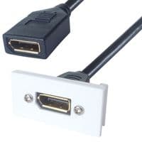 25mm Snap in DisplayPort Module - No soldering | Cables4all