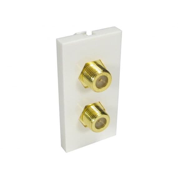 25mm Snap in F Connector Module - Suitable for Satellite cables | Cables4all